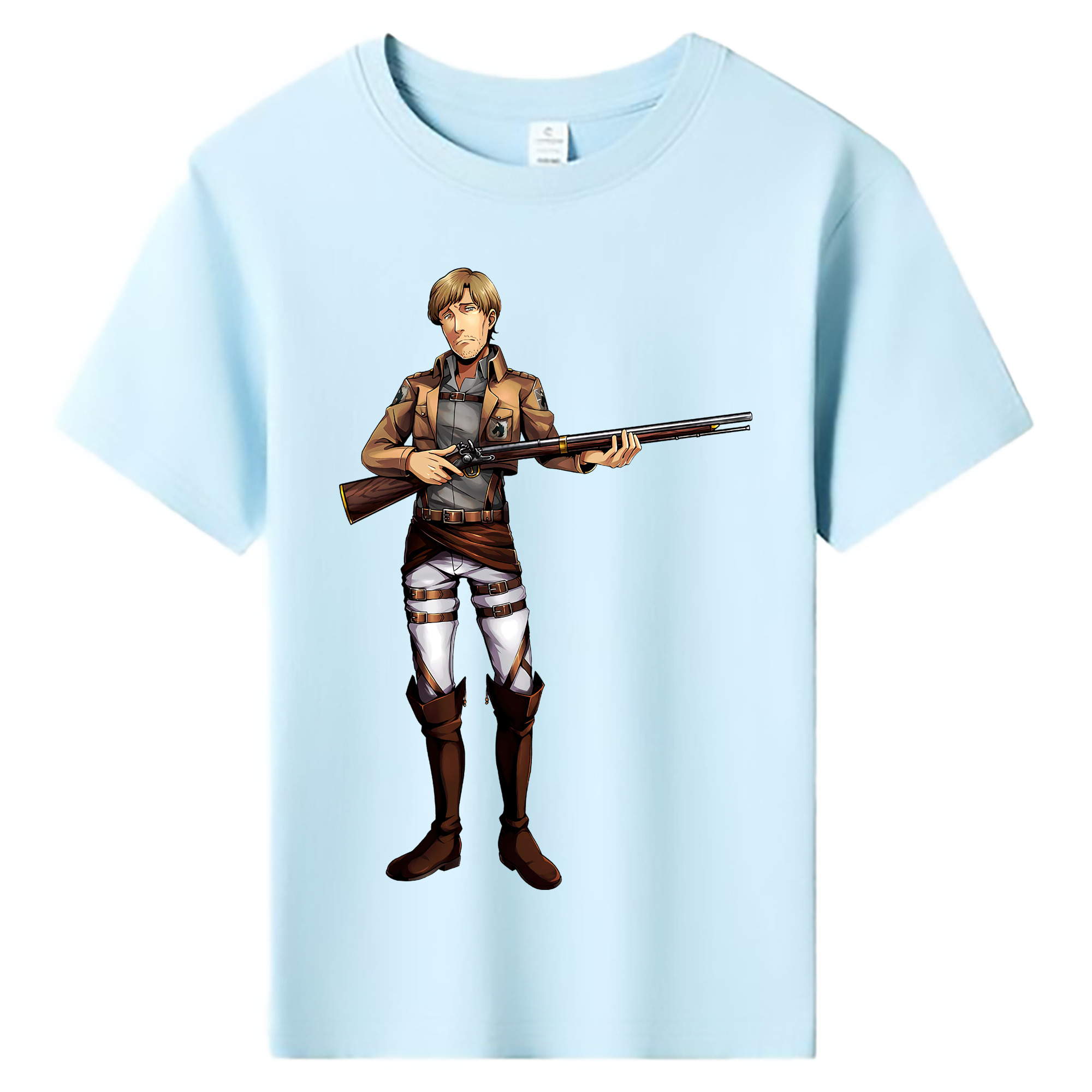 （画像用） 進撃の巨人 Attack on Titan 綿100％キッズTシャツ（フロントプリント）